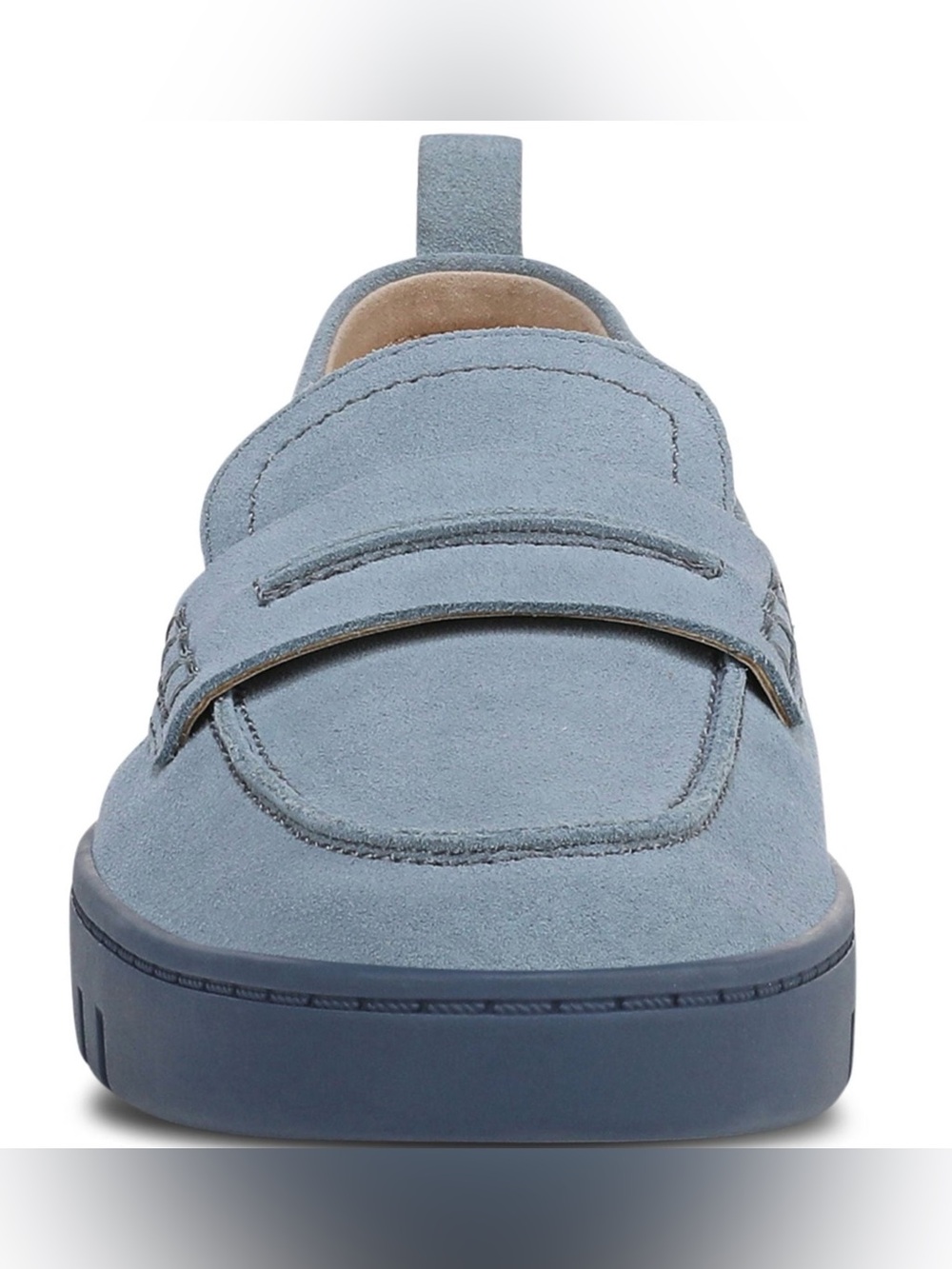 Vionic Women’s Light Blue Suede Penny Loafers Size 9 - Picture 2 of 16